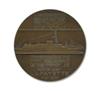 (FRENCH LINE.) ""Lafayette."" Bronze medallion by Delannoy,